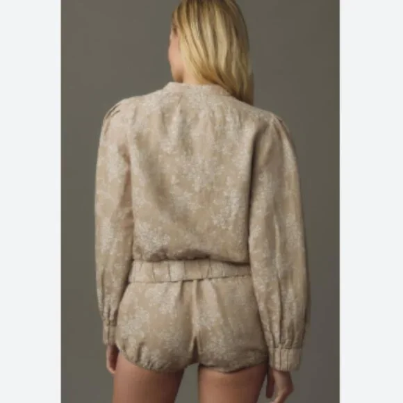 Brand New by Anthropologie Floral Jacquard Bomber Jacket - Picture 2 of 10